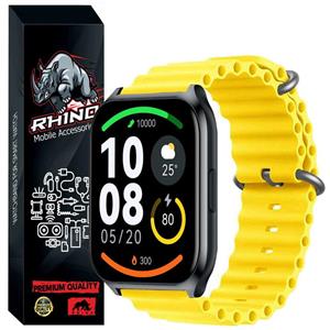 بند راینو مدل Ocean مناسب برای ساعت هوشمند هایلو LS02 Pro / Watch 2 Pro 
