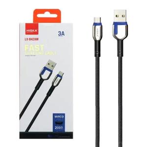 کابل تبدیل USB به MICROUSB هیسکا مدل LX-842AM طول 2 متر