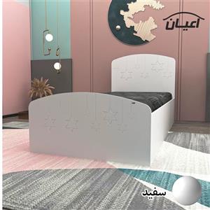 تخت خواب یکنفره اعیان مدل FH595 طرح ستاره سایز 90x200 سانتی متر