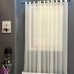 پرده مدل پانچی حریر ساده کد k21 سایز 140x275 سانتی متر