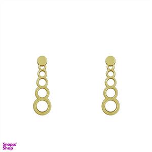 گوشواره طلا 18 عیار زنانه مدوپد مدل حلقه کد GA1-14310 -