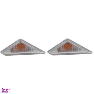 چراغ راهنما گلگیر خودرو چیکال مدل P-414-WHT مناسب برای کوئیک بسته 2 عددی