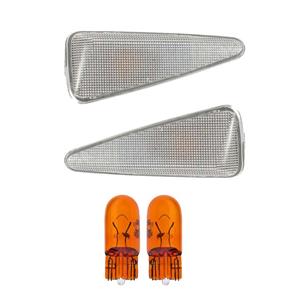 چراغ گلگیر خودرو قطعه سازان کبیر مدل LIGHT-SANDRO-30967 مناسب برای ساندرو به همراه لامپ مجموعه 4 عددی