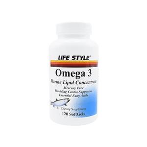 سافت ژل امگا 3 فیش اویل لایف استایل 120 عددی Omega3 Fish Oil Life Style 120 Soft Gels