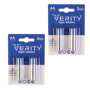 باتری قلمی وریتی مدل Super Alkaline بسته چهار عددی