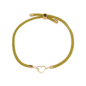 دستبند طلا 18 عیار زنانه مدوپد مدل اسم آلاوه alave کد DB14-11345 