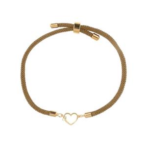 دستبند طلا 18 عیار زنانه مدوپد مدل اسم لوران luran کد DB17-11015 