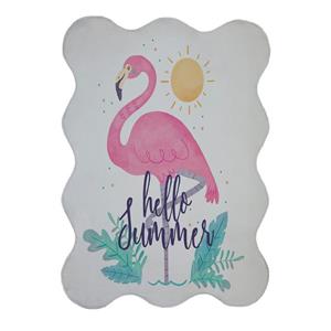 پادری مدل دالبر طرح فلامینگو.کد 8335 سایز 80x110 سانتی متر