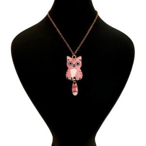 گردنبند دخترانه مدل گربه کیتی