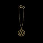 آویز ساعت طلا 18 عیار زنانه مدوپد مدل ولکس واگن کد CA16227