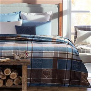 پتو مادام کوکو مدل Florida Kahverengi سایز 220×200 سانتی متر