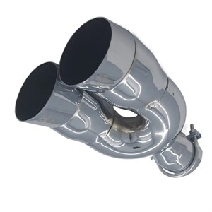 سر اگزوز مدل J.S کد 404 شکاری بزرگ آبکاری