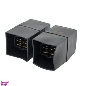 رله فن دو قلو انژکتور آریکو کد 1149 مناسب برای پراید بسته 10 عددی