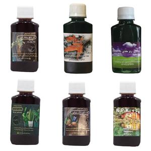 کود مایع فسفر ریشه زایی 10-52-10 و کلات آهن و ریز مغذی و امینواسید و کود جلبک دریایی و کود کامل 20-20-20 مدل life drop حجم 120 میلی لیتر