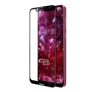 گلس نوکیا full glue glass nokia 8.1 تمام صفحه چسب Full Glass Screen For Nokia X7 