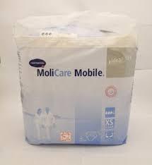 پوشک بزرگسال شورتی مولی کر موبیل هارتمن سایز بزرگ 14 عددی Hartman molicare mobile adult dipears Large 14 pcs