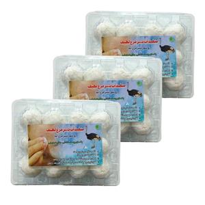 سفیدآب لطیف مدل شترمرغ بسته 3 عددی