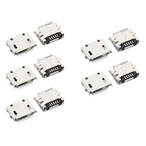 کانکتور micro usb مادگی مدل SMD بسته 10 عددی
