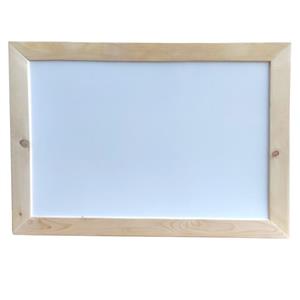 تخته وایت برد مدل قاب چوبی سایز 90x60 سانتی متر