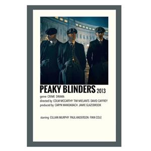 پوستر مدل تامی شلبی tommy shelby طرح پیکی بلایندرز Peaky Blinders کد 491 