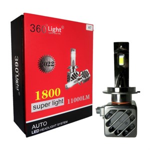 لامپ هدلایت 360 لایت مدل H4 بسته دو عددی