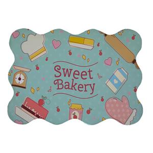 پادری مدل دالبر طرح SWeet BaKery کد 8527 سایز 80x110 سانتی متر