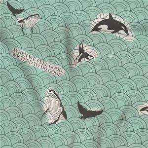کاغذ کادو مریخ مدل Sea پارچه ای