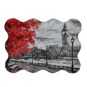 پادری مدل دالبر طرح منظره کد 5116 سایز 80x110 سانتی متر