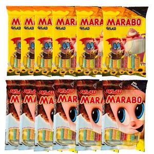 پاستیل مدادی میوه ای مارابو - 100 گرم بسته 12 عددی 