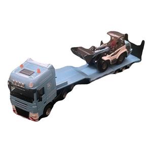 ماشین بازی کایدویی مدل تریلی و لودر کد 625038 مجموعه دو عددی