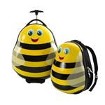 ست چمدان وکوله پشتی  کودک هیس مدل TRAVEL TOTS BUMBLE BEE