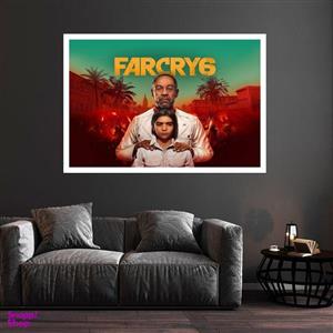 تابلو بکلیت طرح بازی Far Cry 6 مدل قاب شاسی W-s8780