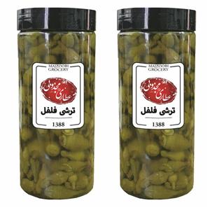 ترشی فلفل مجذوبی - 1500 گرم بسته 2 عددی