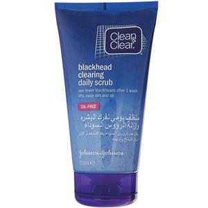 اسکراب روزانه پاک کننده دانه های سرسیاه فاقد چربی کلین اند کلیر Clean & Clear Blackhead Clear scrub 150ml