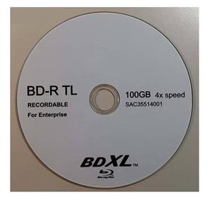 بلوری خام میتسوبیشی با ظرفیت 100 گیگابایت 4X BD-XL 100GB Blu-ray Disk