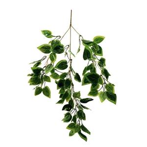 گل مصنوعی مدل بوته برگ آویز لمسی طرح پتوس ابلق کد 170