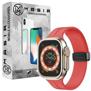 بند مسیر مدل Bracelet Correa Magnetic مناسب برای ساعت هوشمند هاینو تکو T94 Ultra Max / T93 Ultra max / T89 Ultra / T99 Ultra max