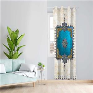 پرده طرح ترنج مدل مخمل پانچی کد 1734 z سایز 140x200 سانتی متر