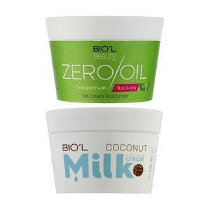 کرم مرطوب کننده بیول مدل آلوئه ورا حجم 200 میلی لیتر به همراه کرم نرم کننده بیول مدل شیر نارگیل