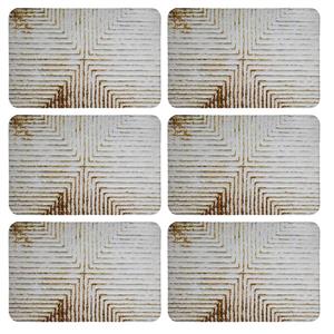 زیربشقابی طرح کلاسیک کد 8898 بسته 6 عددی