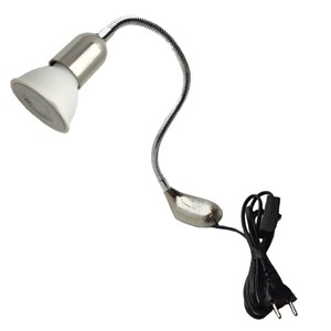 چراغ دیواری مدل خرطومی فلزی ثابت طرح بالا تابلویی پایه GU5.3 کد F541