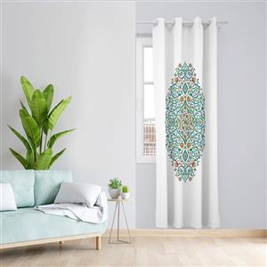 پرده طرح ترنج مدل مخمل پانچی کد 1883 z سایز 140x200 سانتی متر