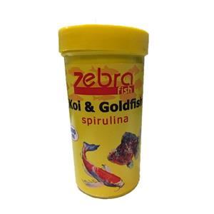 غذای ماهی زبرا مدل Koi  Goldfish spirulina وزن 500 گرم 
