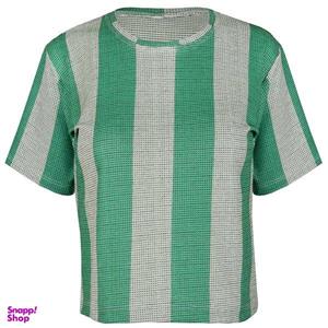 کراپ‌تی شرت آستین کوتاه زنانه دکسونری مدل 358050112 رنگ سبز