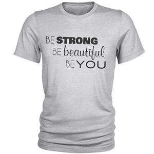 تی شرت مردانه طرح Be Strong کد C57 