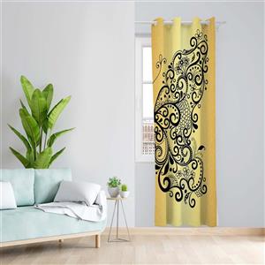 پرده طرح نقش و نگار 2 مدل مخمل پانچی کد 1485 z سایز 140x200 سانتی متر