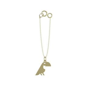 آویز ساعت طلا 18 عیار زنانه مدوپد مدل طوطی کد CA16065