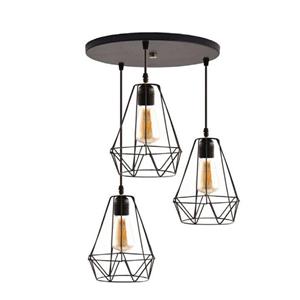 لوستر سه شعله مدل الماس کد bl7898 خانمان مدل 347712