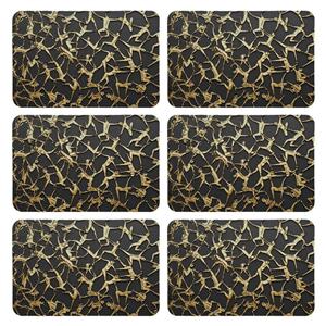 زیربشقابی طرح کلاسیک کد 8814 بسته 6 عددی