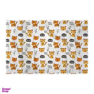 کاغذ کادو ترمه طراحان ایده مدل پترن ببر بامزه کد strm0225